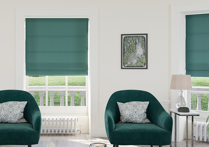 Stamford, Peacock - Roman Blind - Image 3